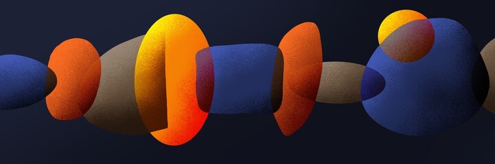 Aufkleber - Abstract Shape gradient and noise background. colorful shape pattern illustration for wallpaper, poster, flyer, and any design. multicolor gradation and noise texture. 