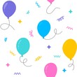 © Crea - Colorful balloons seamless pattern - JPEG
