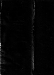 Poster - Folded paper with grungy texture in black background. can be used to replicate the aged and worn look for your creative design. old paper for photo texture overlay in retro style