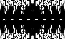 Monochrome Texture For Design Pattern In The Style Of Op Art