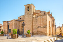 View At The Church Of San Blas In Villarrobledo, Spain