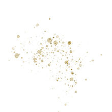 Gold Splashes , Gold Design Elements ,collage Element
