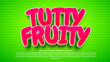 Fruit candy 3d style editable text effect