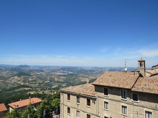 Wall Mural - panorama da San Marino, San Marino, Europa