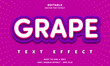 © Al - grape editable text effect with modern and simple style, usable for logo or campaign title