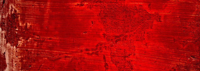 Wall Mural - Red Background. Scary bloody wall. white wall with blood splatter for halloween background.