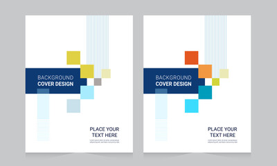 Cover design for annual report and business catalog, magazine, flyer or booklet. Brochure template layout. A4 cover vector EPS-10