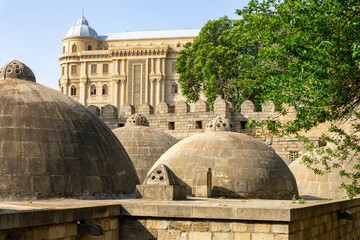 Wall Mural - Old City in Baku. Traditional medieval architecture. Baku, Azerbaijan.