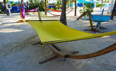 Wall Mural - A view of Cococay island at Caribbean sea