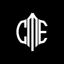 CME Letter Logo. CME Best Black Ground Vector Image. CME Monogram Logo Design For Entrepreneur And Business.
