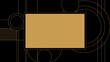 © semarjowodesign - Art deco frame. Vintage linear border. Design a template for invitations, leaflets and greeting cards. The style of the 1920s - 1930s. Vector illustration