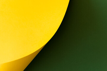 Wall Mural - Yellow and green abstract background, brochure