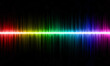 Sound waves abstract colorful background.