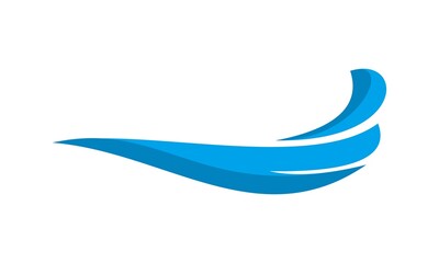 Wall Mural - water wave sea logo