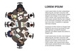 © lembergvector - Aerial top view of business people meeting at round table. Cartoon team of experts brainstorming on financial idea or project, talking flat vector illustration. Teamwork, collaboration concept