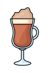 Sticker - cold coffee drink