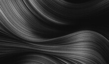 Modern Black Flow Poster. Wave Liquid Shape In Black Color Background. Art Design For Your Design Project