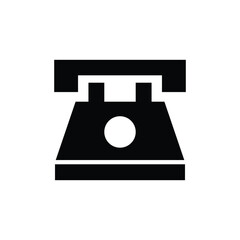 Poster - Landline telephone vector icon symbol design