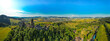 Aerial drone Panorama over Stara Lubovna Castle in Slovakia
