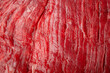 Texture of raw beef meat with longitudinal fibers