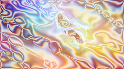 Wall Mural - Abstract multicolored liquid blurred background.