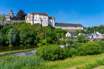 Wall Mural - Weilburg Hessen Gießen Limburg-Weilburg  Mittelhessen Rhein Main gebiet Westerwald Taunus Bad Camberg Waldhausen Odersbach Kubach  