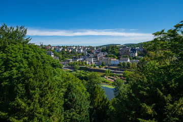 Wall Mural - Weilburg Hessen Gießen Limburg-Weilburg  Mittelhessen Rhein Main gebiet Westerwald Taunus Bad Camberg Waldhausen Odersbach Kubach  