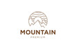 © griyagraph - Mountain logo vector icon illustration Premium Vector