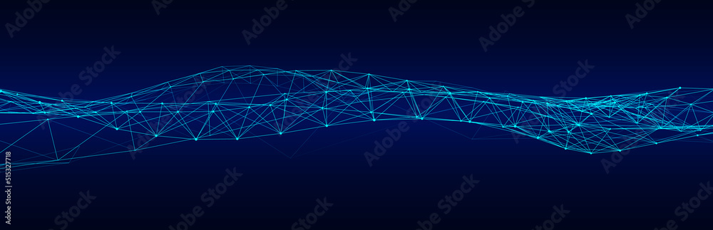 Futuristic network connection structure. Concept of hi tech and future ...