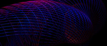 Festive Abstract Twirls Irridescent PurpleBlue Iillustration Background Wallpaper 3D Illustration