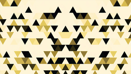 Poster - Minimal background of colorful moving triangles background. Triangles Abstract Background Animation Seamless Loop.