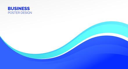 Wall Mural - wave blue background vector