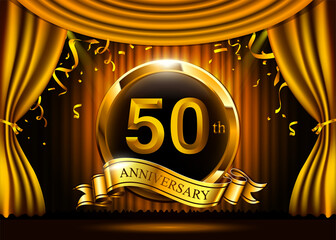 Wall Mural - 50 years anniversary celebration