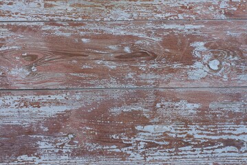 Sticker -  gray brown wooden background of a boards in the old wall 