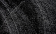 Abstract Pattern Background Image. Concrete Surface. Modern Black Tones. Wheel Marks On The Floor.