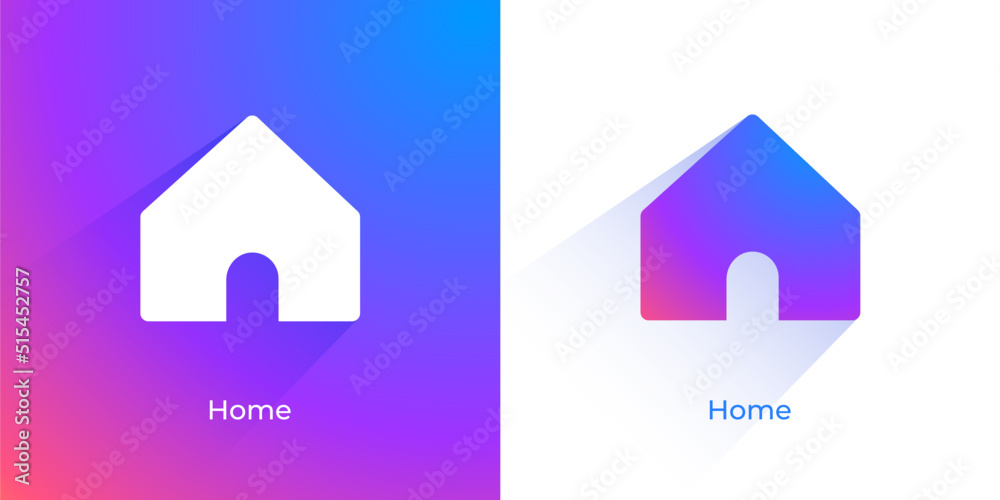 Home icon App button. House UI UX icons.
Main page icon mobile app and application icons elements vector