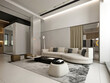 © murattellioglu - 3d render of luxury home interior, living room