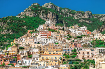 Wall Mural - Street scape of Positano, Italy