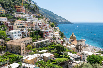 Wall Mural - Street scape of Positano, Italy