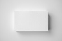 Mockup White Business Card On White Background
