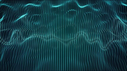 Poster - Abstract Digital Flowing Lines Technology Background Loop/ 4k animation of an abstract wallpaper background of digital fractal particle lines with depth of field and ambient occlusion flowing and wavi