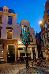 Sticker - Illuminationen in der Altstadt von Utrecht