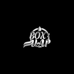 Box 2 vap logo design Vector Illustration