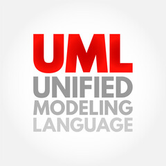 Poster - uml unified modeling language - general-purpose, developmental, modeling language in the field of so