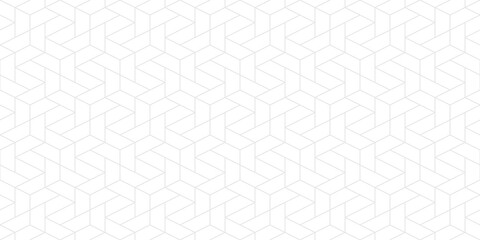 Wall Mural - white abstract background with futuristic style and hexagon pattern