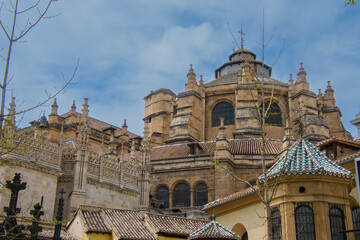 Wall Mural - Architecture details of the Town of Granada in Andalusia, Spain