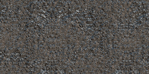 Poster - Seamless luxurious rough raw black onyx mineral slab background texture. Tileable dragon stone or obsidian cave wall repeat pattern. Luxury concept wallpaper backdrop. High resolution 3D rendering..