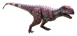 Arcovenator is a carnivore genus of Abelisaurid theropod dinosaurs hailing from the Late Cretaceous, Arcovenator isolated on white background with clipping path