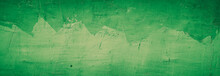 Green Texture Cement Concrete Wall Abstract Background