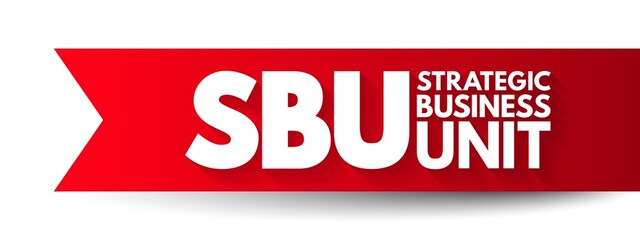 Poster - sbu strategic business unit - profit center which focuses on product offering and market segment, ac